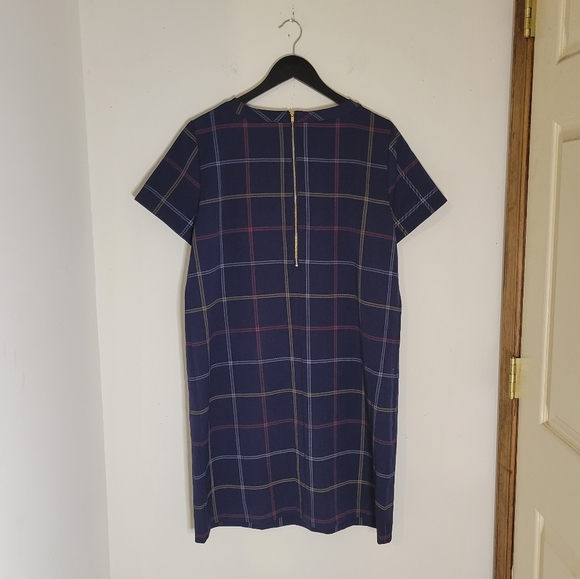 J Crew Women's Relaxed Printed Pocket Dress - Size (14) - Excellent Condition - Picture 4 of 10